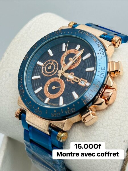 montre-bracelet CG bleu