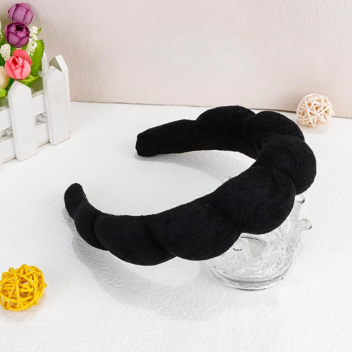 Serre-tête velours noir