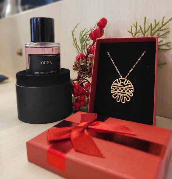 Package my love (eau de parfum +chaîne en or plaqué)