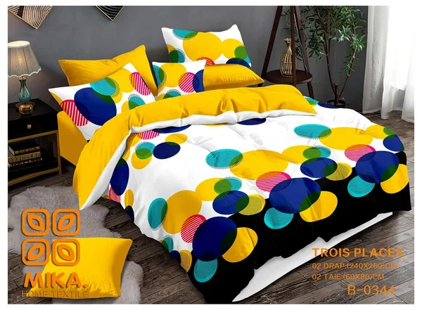 Parure de lit moderne 3 pièces