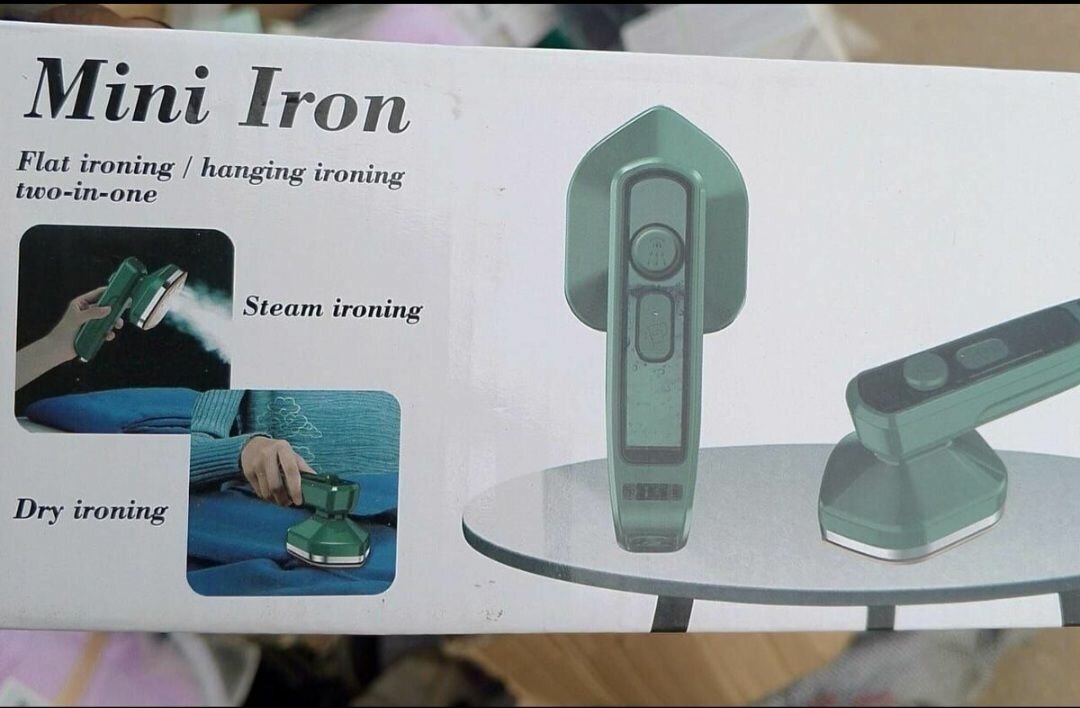 Fer à repasser portable 2 en 1