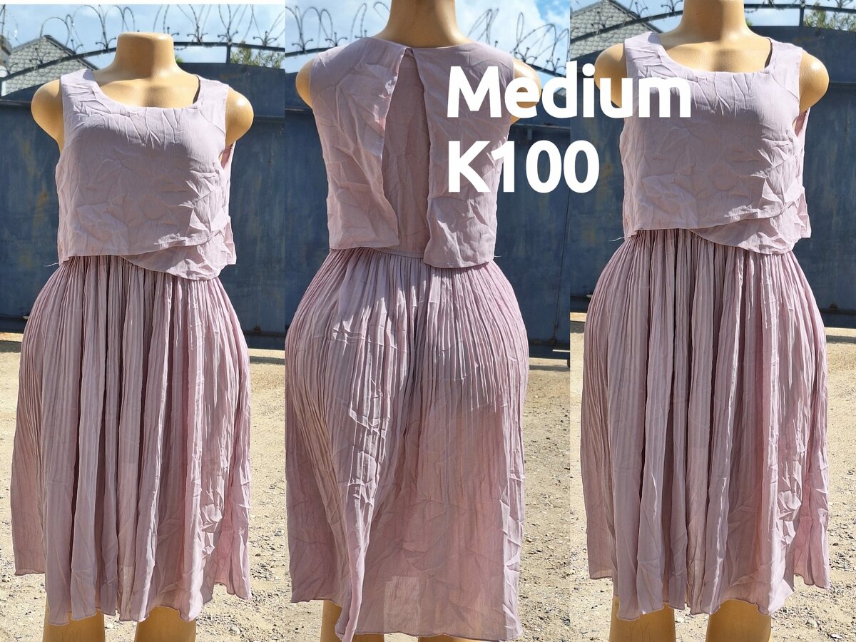 Beautiful and high-quality women's dress made of salaula silk