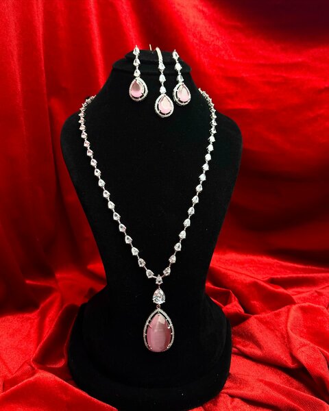 American Diamond 1 karat Mala set