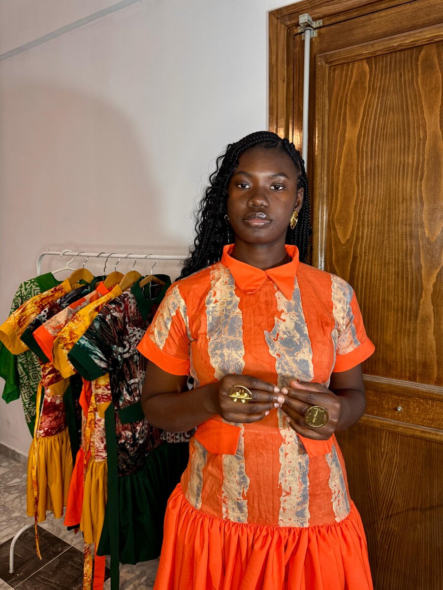 Robe colorée africaine