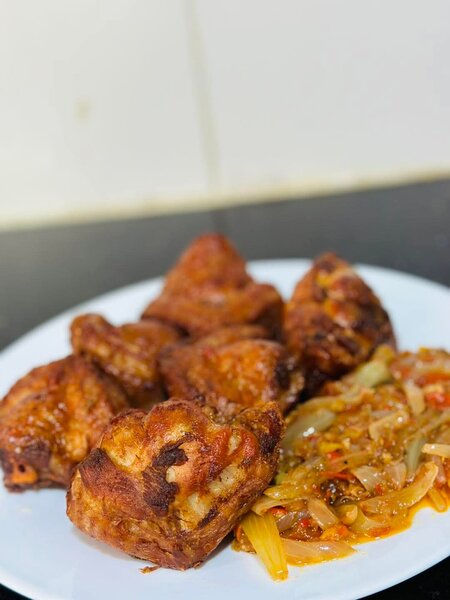 Poulet Frit Savoureux