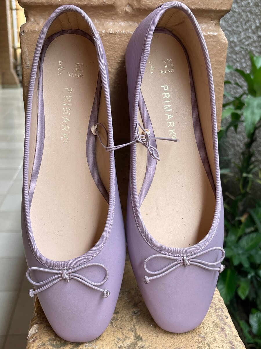 Lavender Ballet Flats