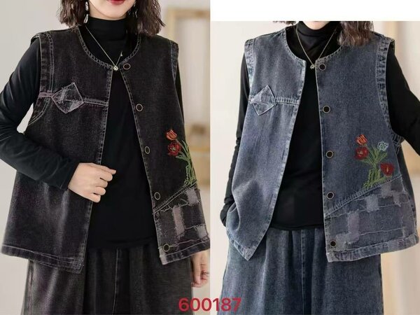 Джинсовая двойка в корейском стиле