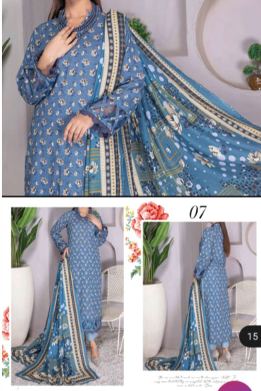 Three-piece with print