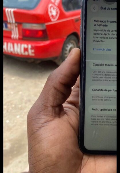 Smartphone moderne noir