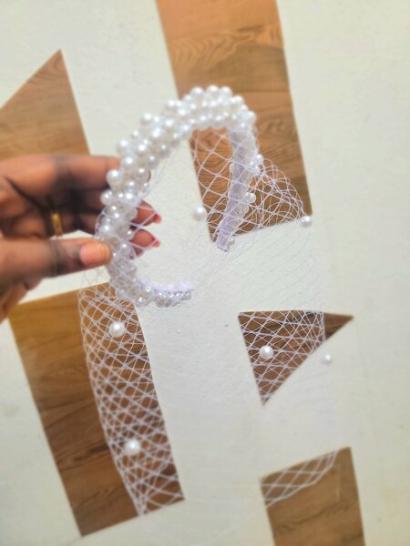 Serre-tête perlé mariage