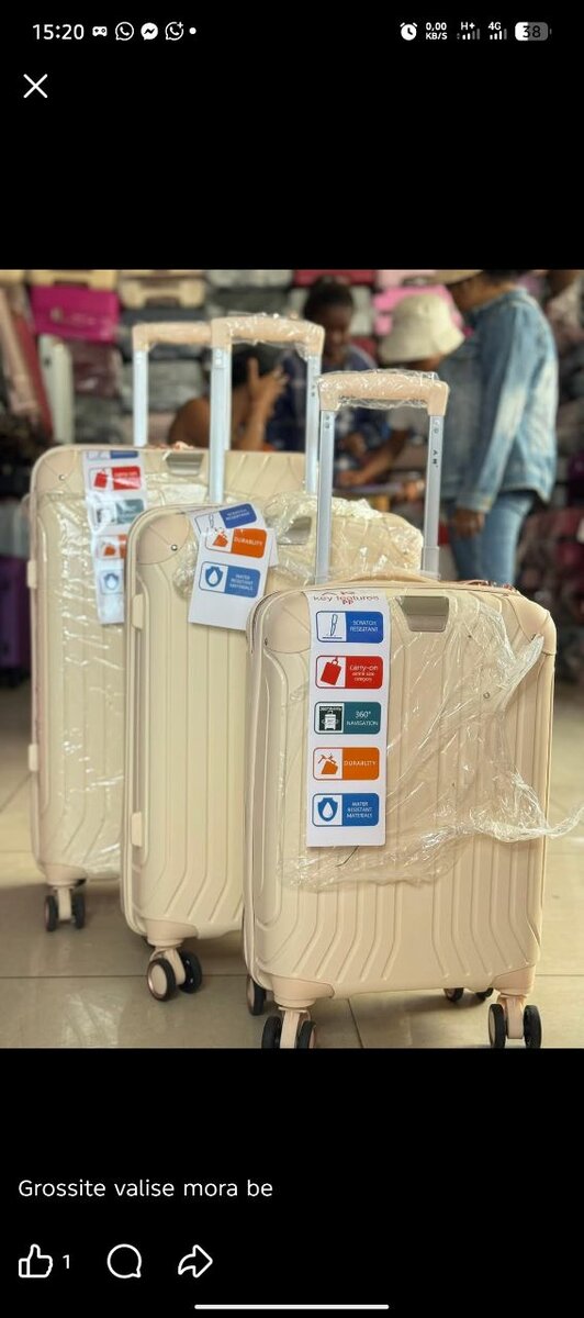 Set de valises rigides 360°