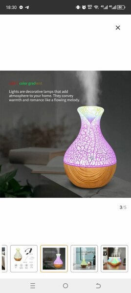 Diffuseur d'arômes LED