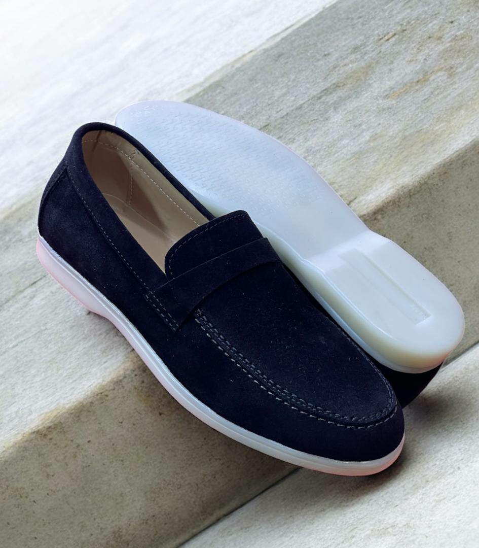 Mocassins élégants en daim