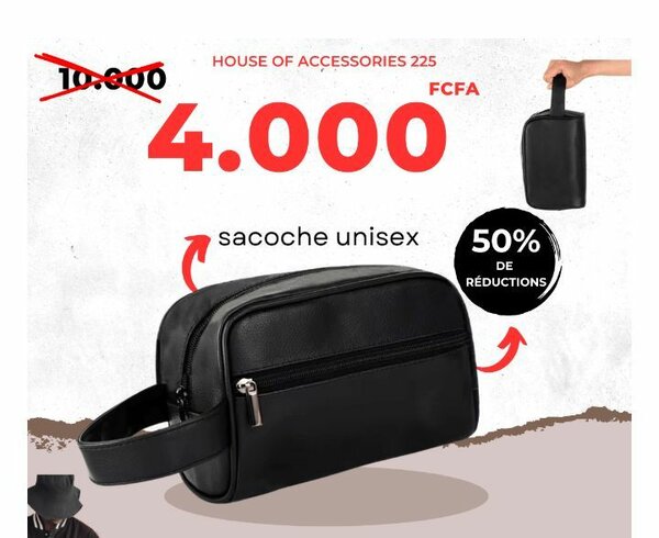 Trousse de toilette en cuir