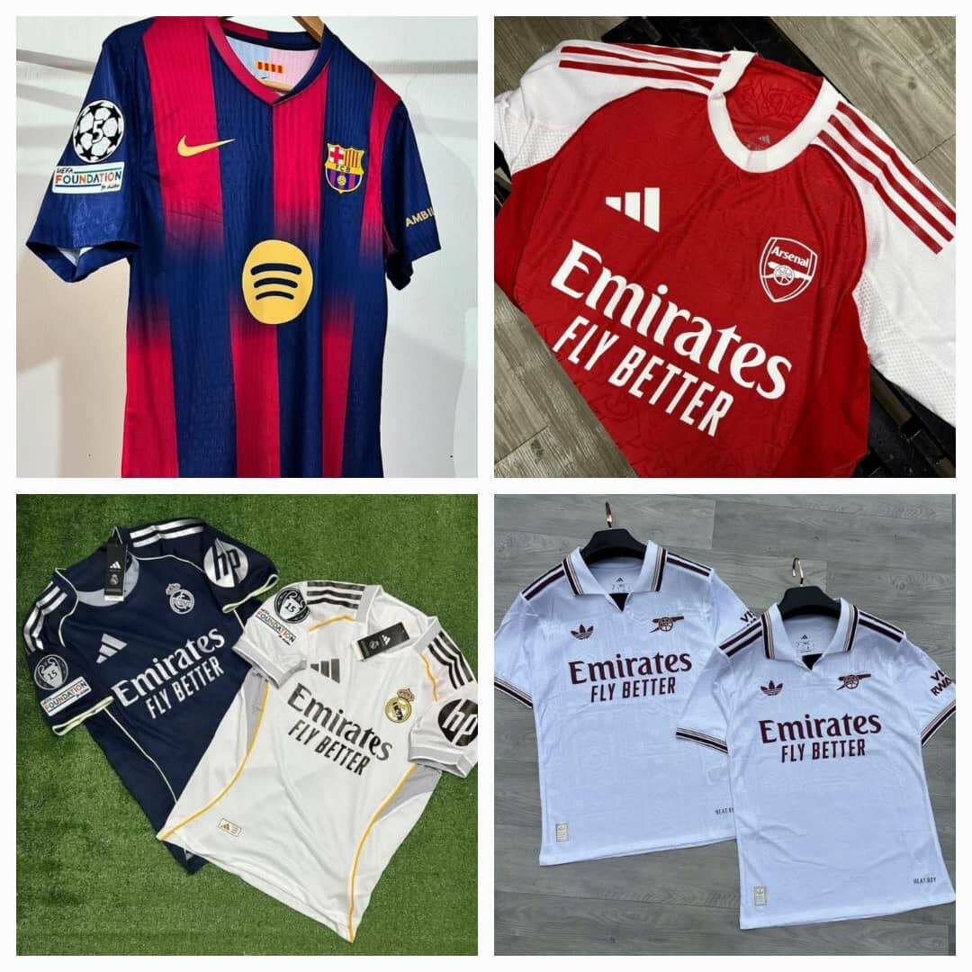 First Class football jerseys