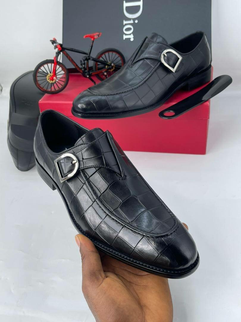 Solid Leather Dior Executive Shoes