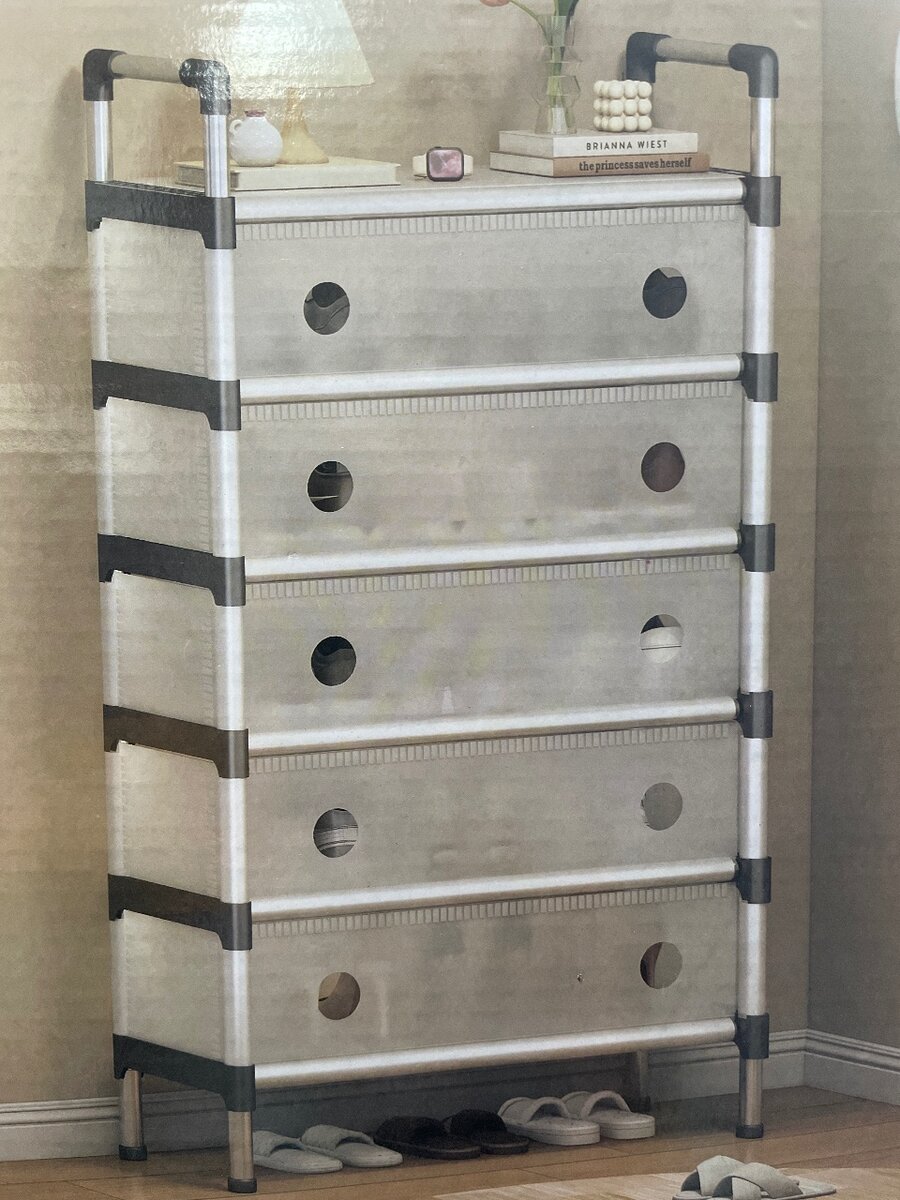 Étagère à chaussures pliable