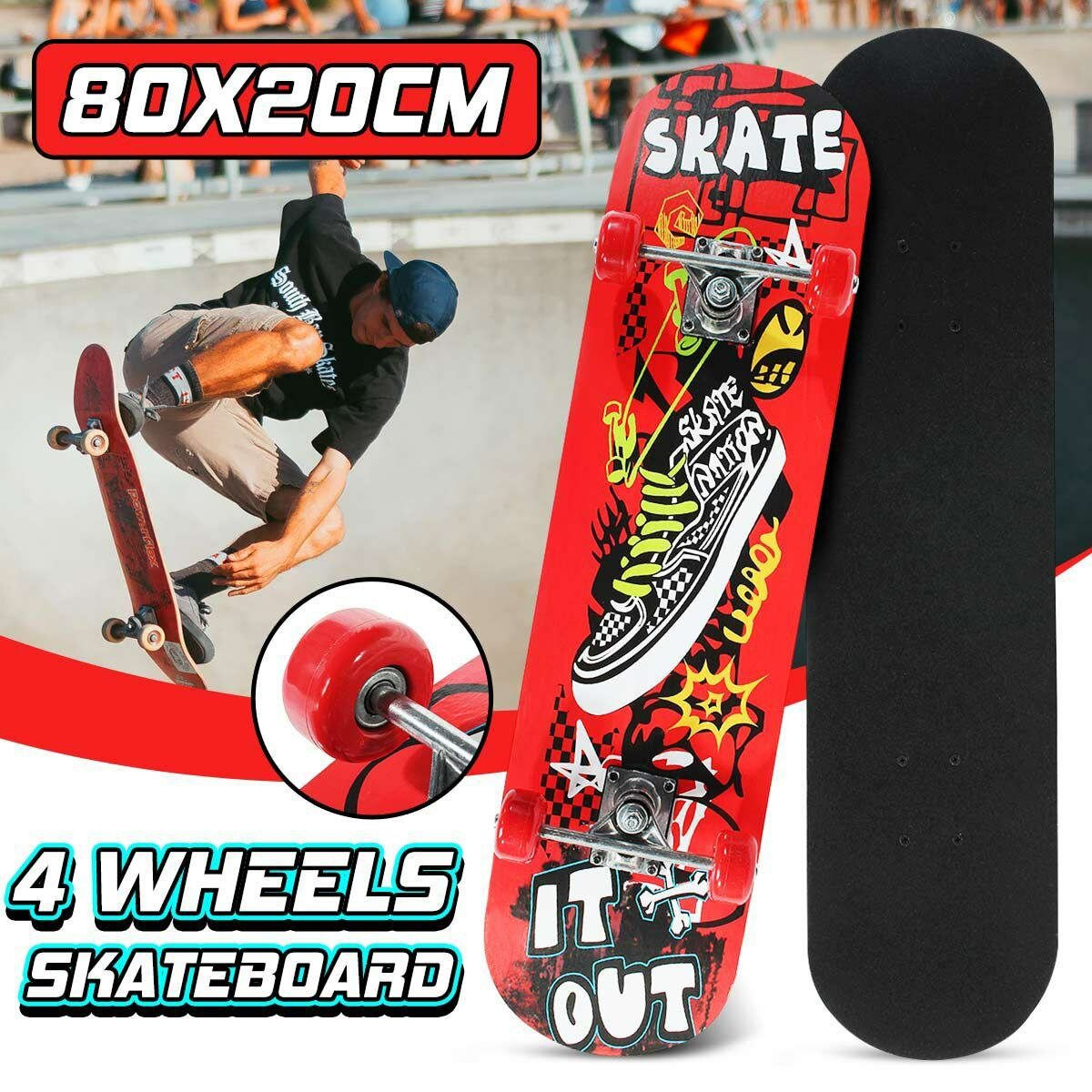 Skateboard Design Coloré