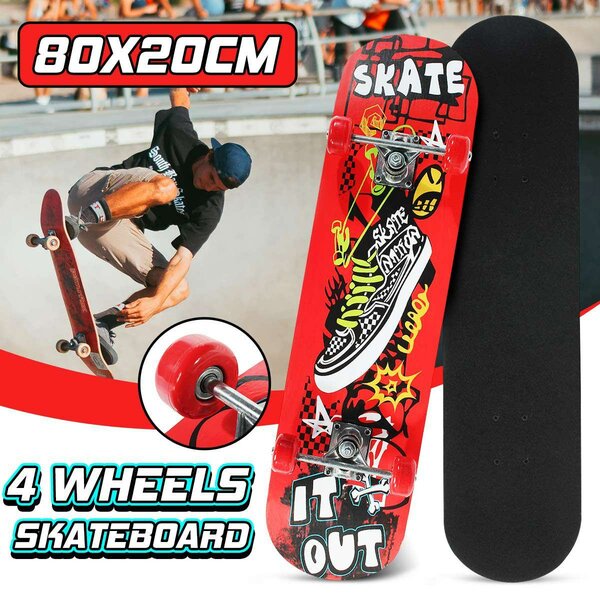 Skateboard Design Coloré