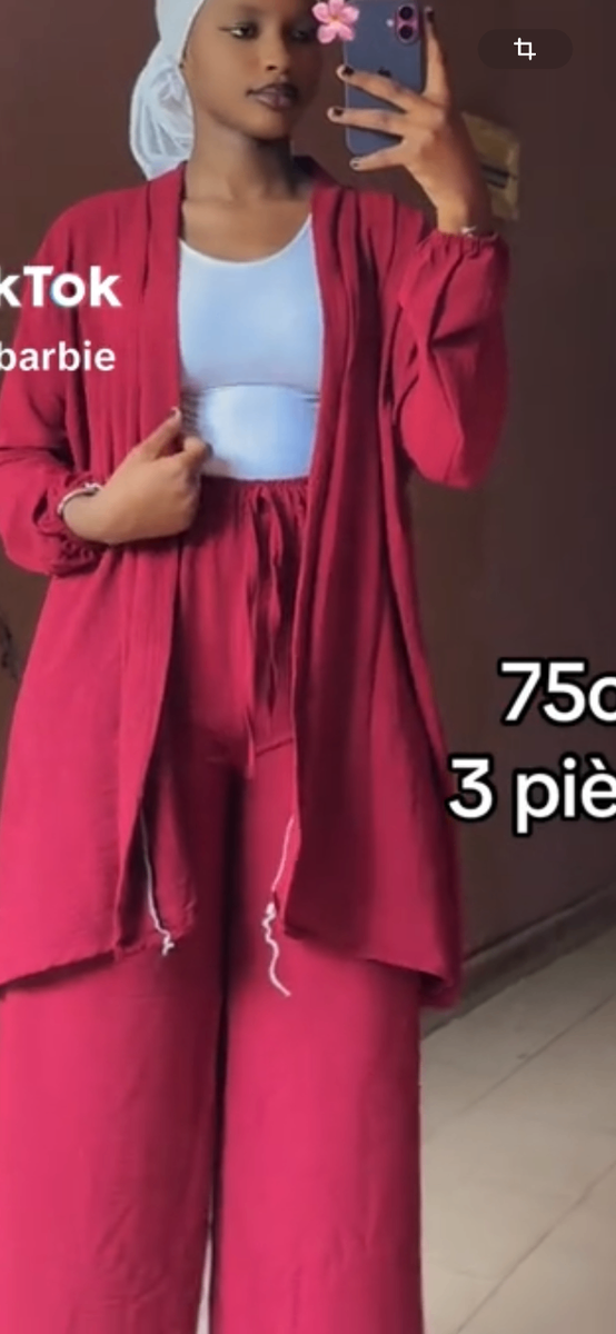 Tenue décontractée femme 3 pièces