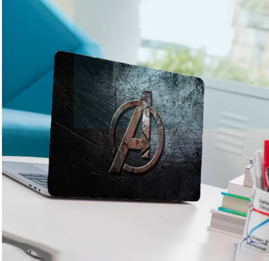 Avengers Logo Laptop Back Skin-Laptop Skin Vinyl Sticker Decal, 13 13.3 14.6 15 15.4 15.6 inch Laptop Skin Sticker Cover For All Laptops