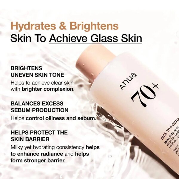 Anua  70+ Rice Toner