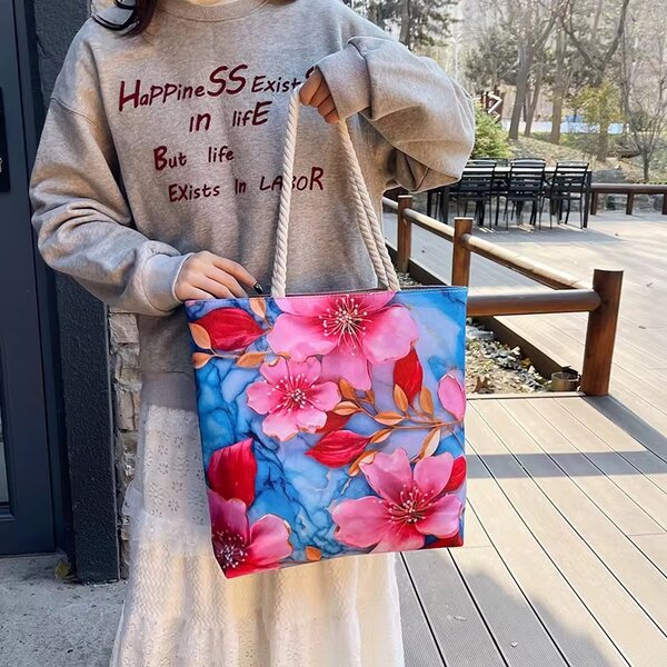 Tote Bag Floral Artiste