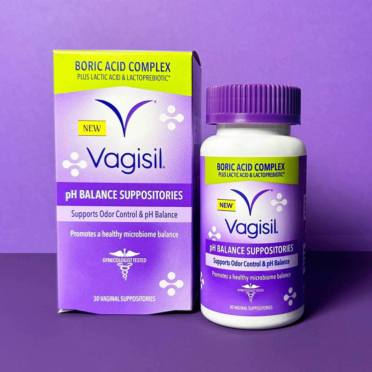 Boric acid suppository