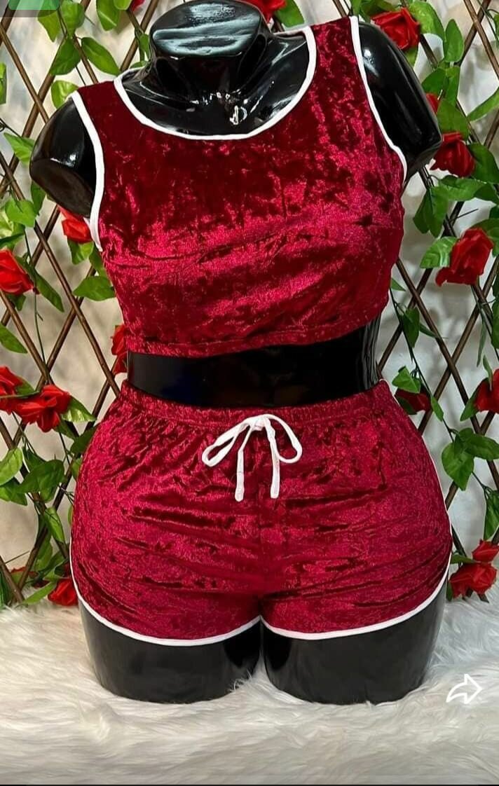 Ensemble velours femme