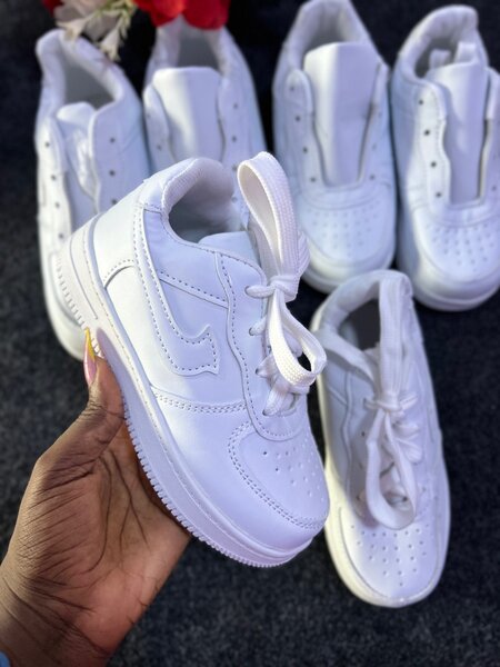 Kids white shoes
