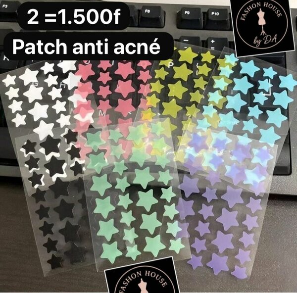 Patches anti-acné étoiles