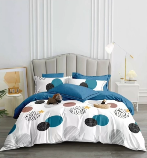 7pcs removable reversible duvet set