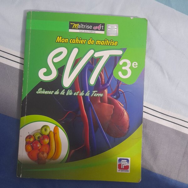 Cahier SVT 3ème Maîtrise
