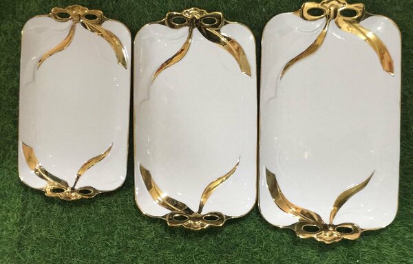 Ceramic serving tray