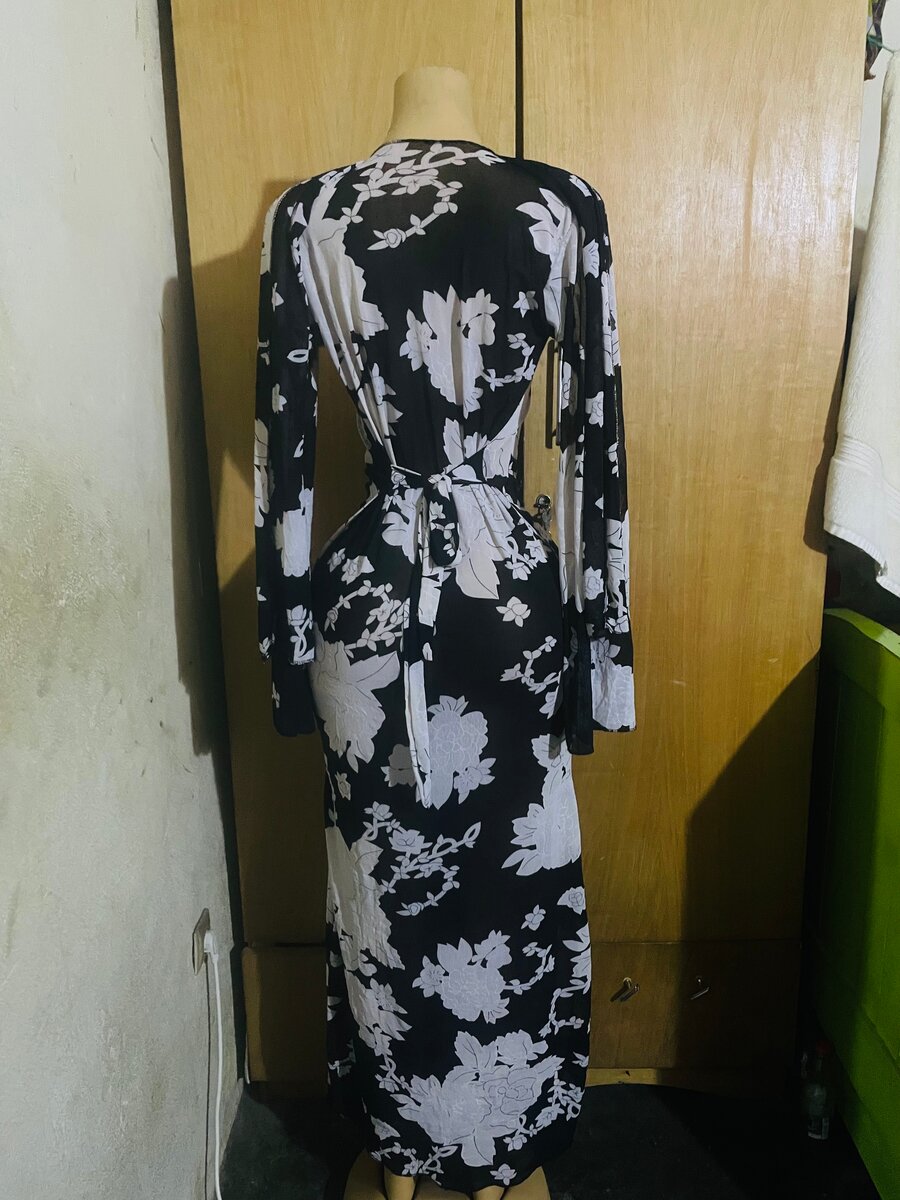 Robe longue florale élégante