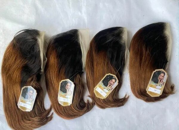 Perruque en dentelle Ombre 100% naturelle