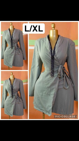 Robe élégante grise L/XL