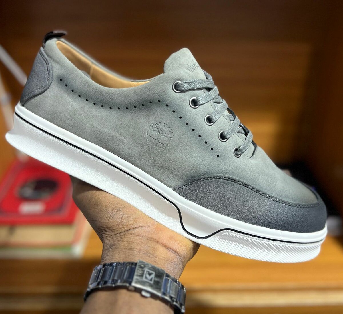 Chaussures décontractées en cuir