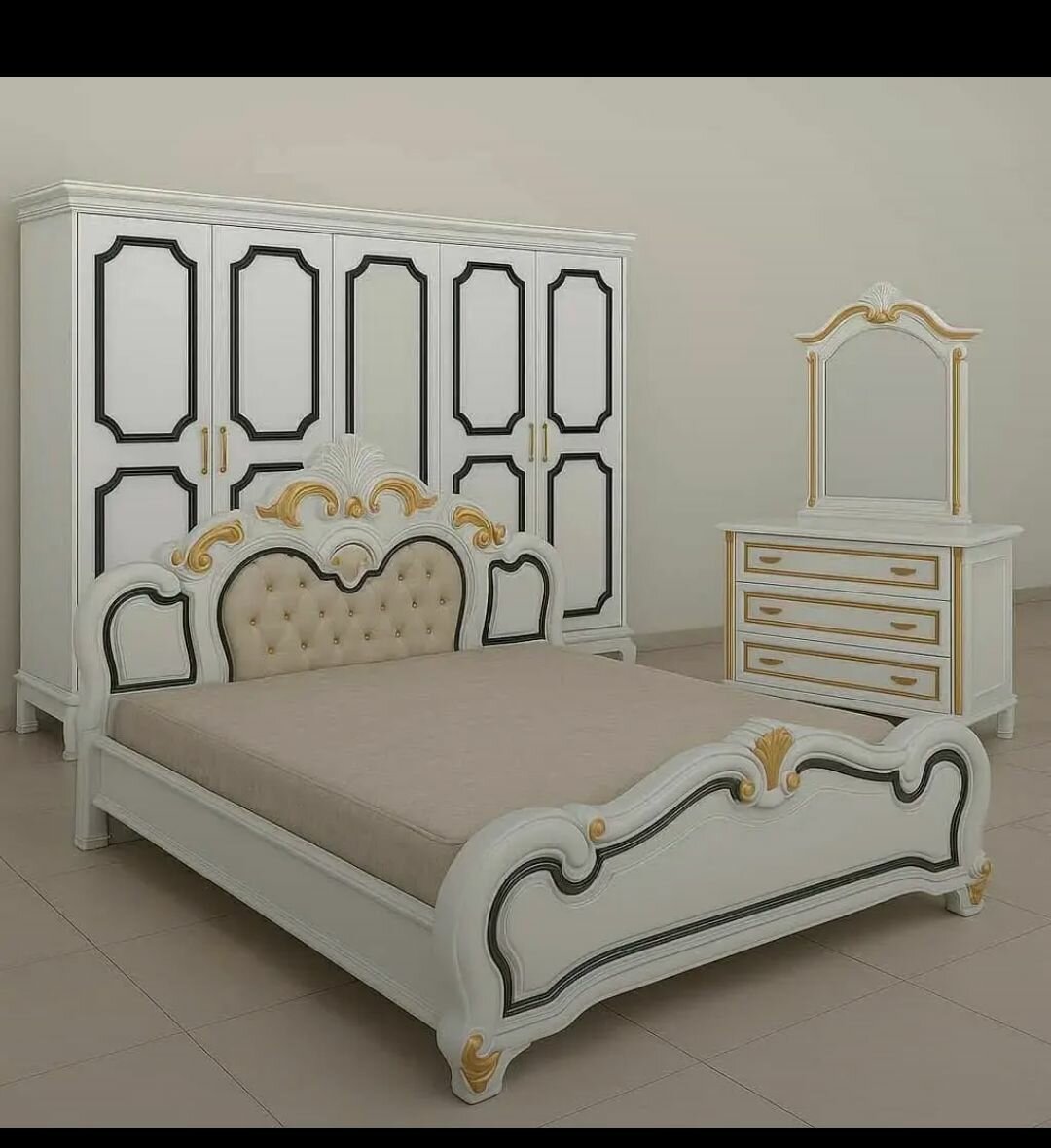 Lit classique elegant