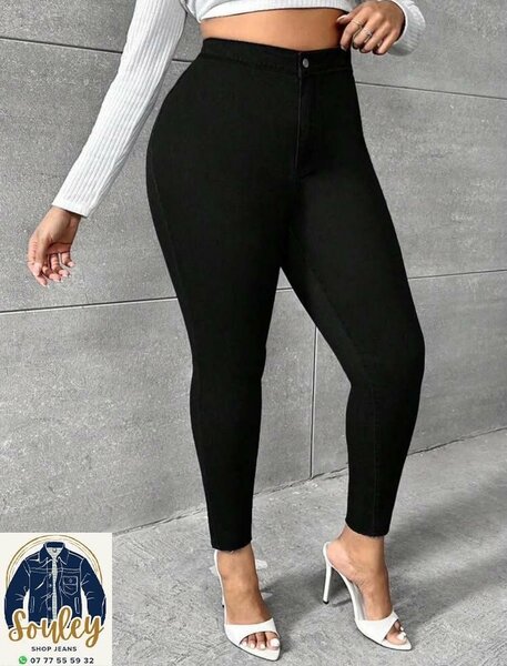Jeans Slim Taille Haute