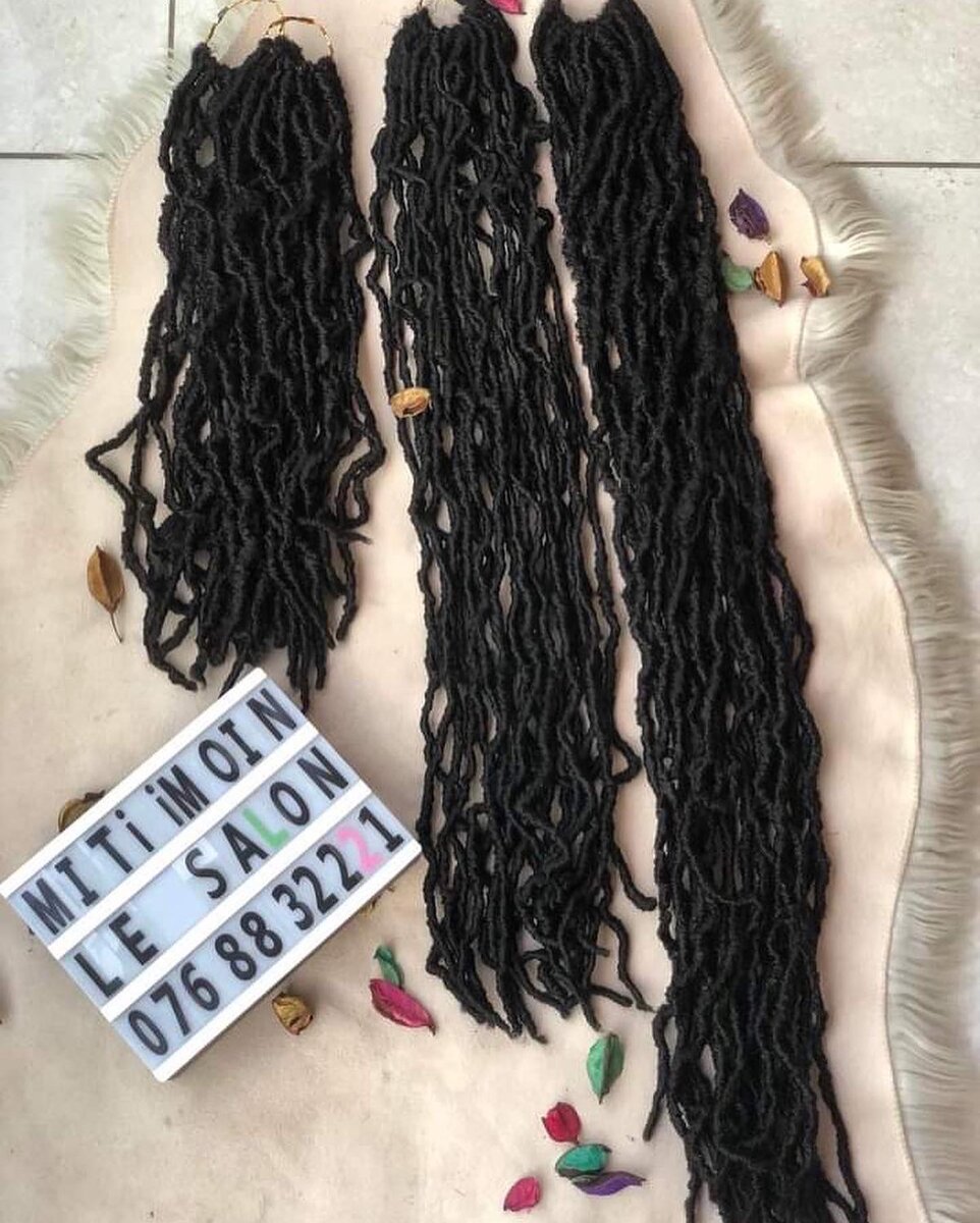 Extensions longues en faux locks