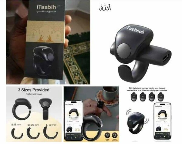 ZIKROMÈTRE, CHAPELET ÉLECTRONIQUE EN BAGUE