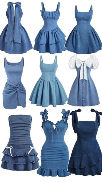 Robe en jean élégante