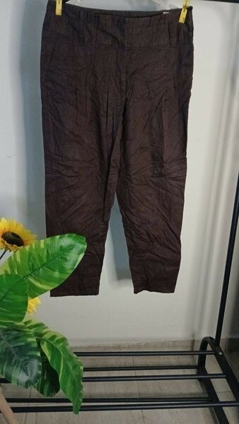 Pantalon décontracté marron