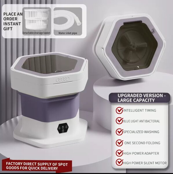Foldable washing machine 10L