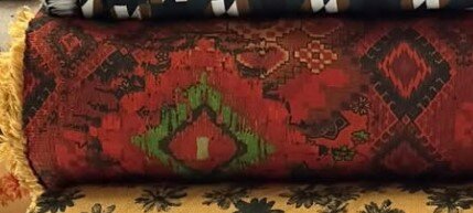 Красивая ткань с узором Купра штапель для пошива одежды