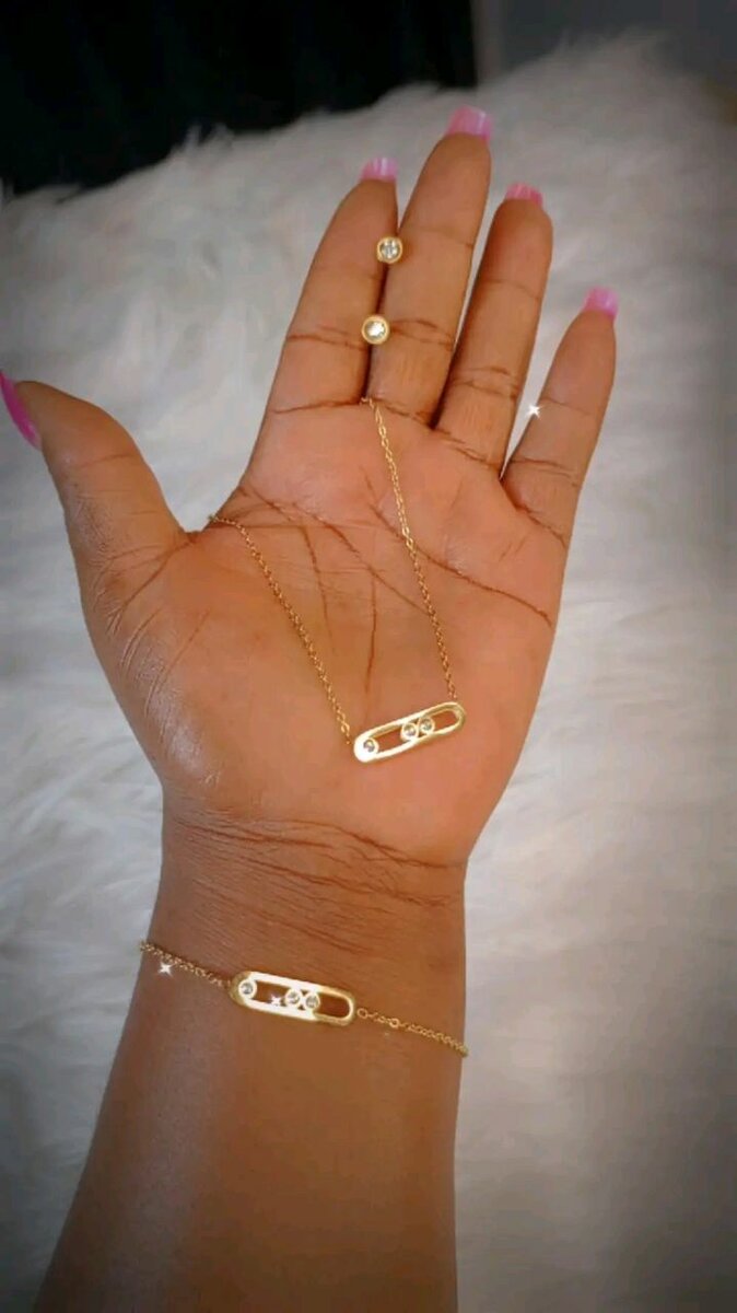 Bracelet et Bague  chaînes