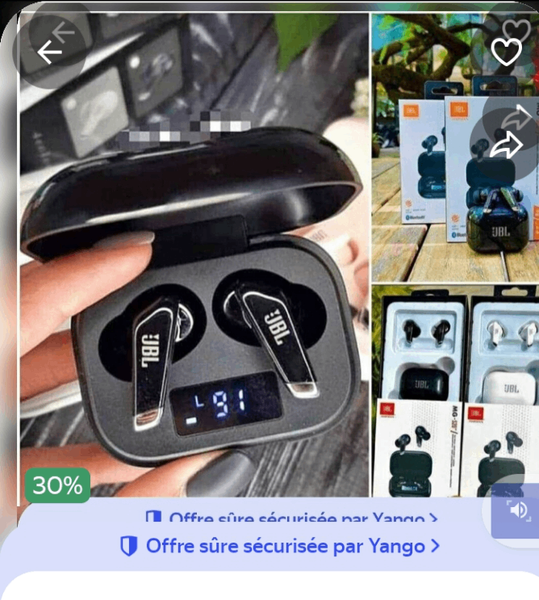 Écouteurs s20 Bluetooth JBL