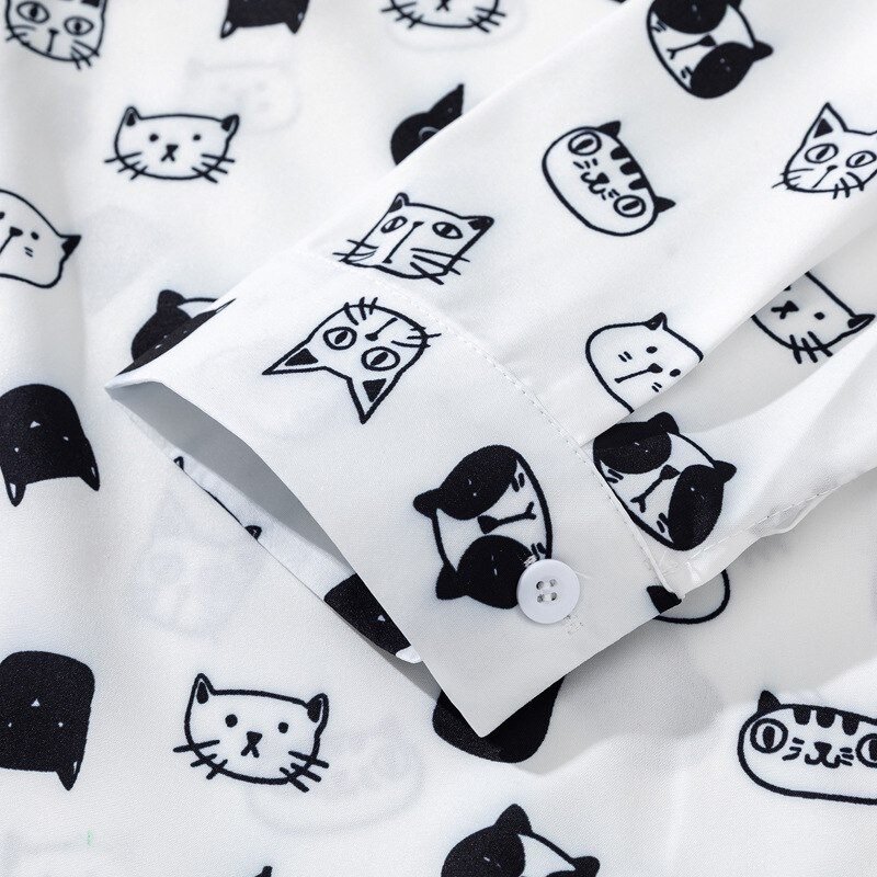 Рубашка - "Мультяшные котики"
