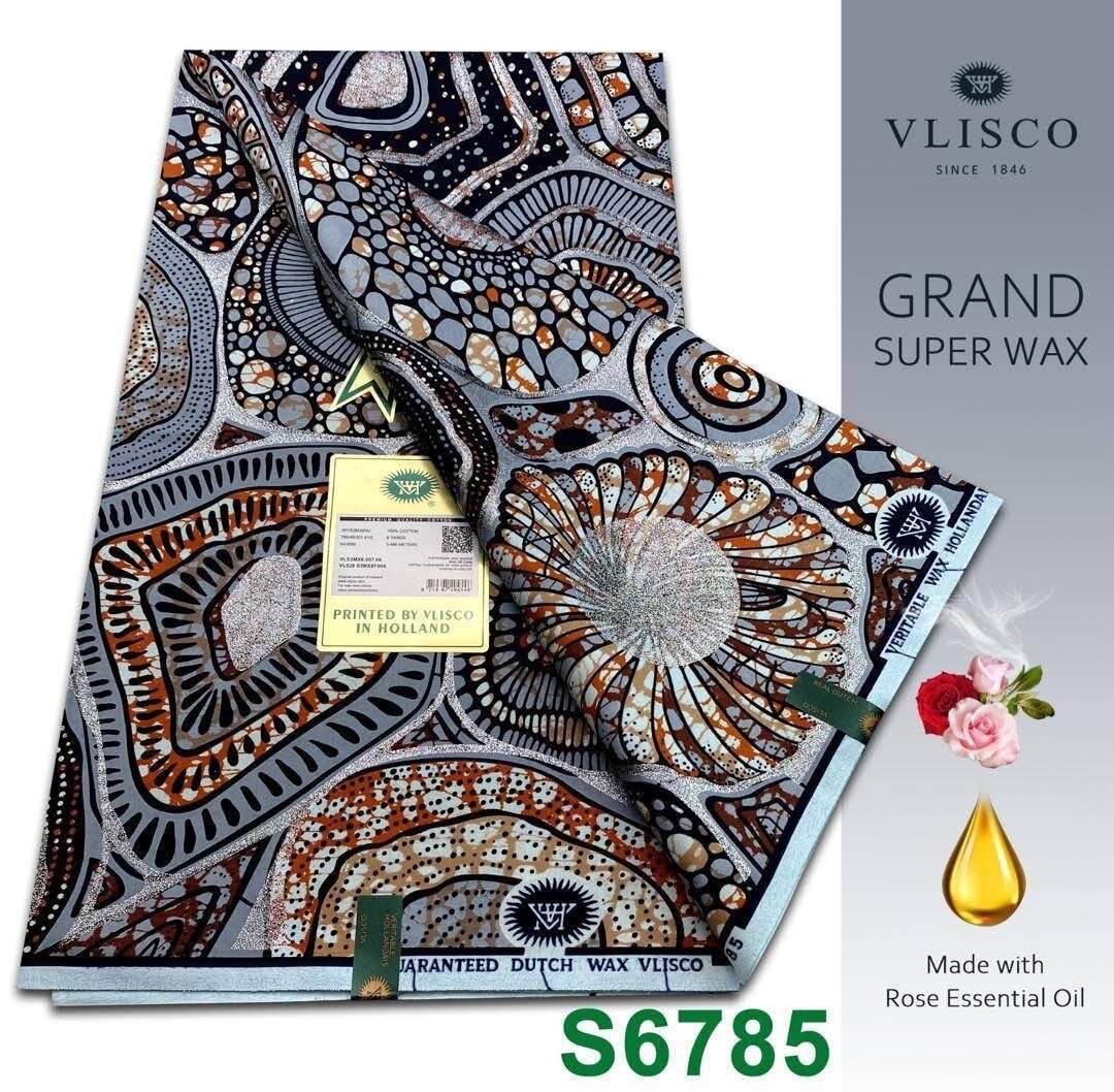 Tissu Vlisco Super Wax Luxe
